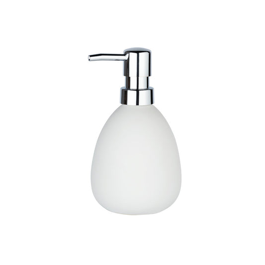 Wenko - Soap Dispenser Polaris White Matte - Stylish & Modern Bath Essential! 🧼✨