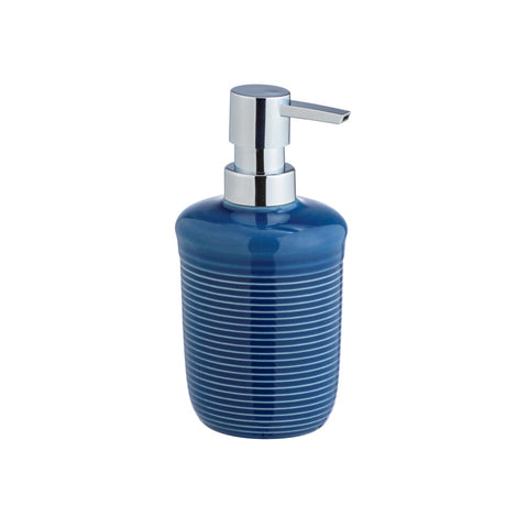 Wenko - Soap Dispenser Set Dark Blue - Stylish & Functional Bathroom Essential! 🛁💙