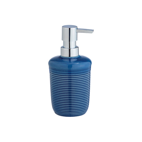 Wenko - Soap Dispenser Set Dark Blue - Stylish & Functional Bathroom Essential! 🛁💙