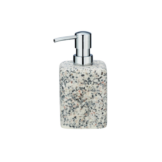 Wenko - Soap Dispenser Terrazzo White - Stylish & Chic Bath Accessory for Your Home 🛁✨