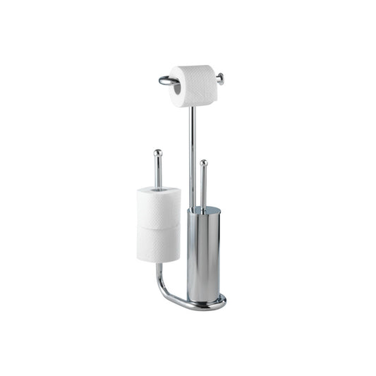 Wenko - Stand WC Set Universal Chrome - Stylish & Functional Bathroom Essential 🚽✨