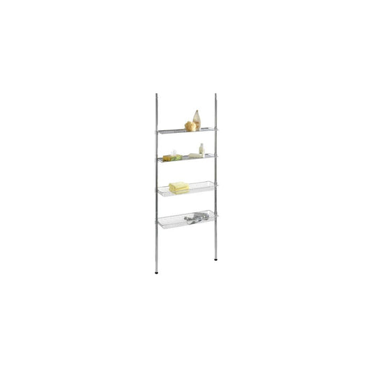 Wenko - Telescope Shelf Bolsena Chrome - Stylish Storage Solution 🌟🪄