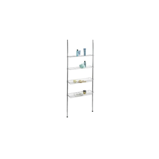 Wenko - Telescope Shelf Ellera Chrome - Stylish Storage for Your Space ✨🛋️