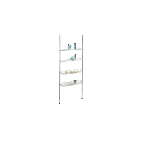 Wenko - Telescope Shelf Ellera Chrome - Stylish Storage for Your Space ✨🛋️