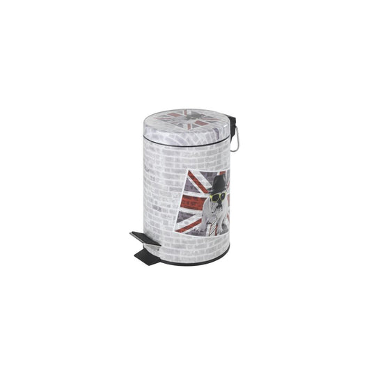 Wenko - Union Jack 3 Liter Mülleimer 🇬🇧 Stilvoller und funktionaler Mülleimer