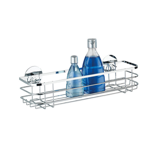 Wenko - Turbo-Loc Stainless Steel Maxi Shelf, Glossy - Stylish Storage Solution 🛠️✨