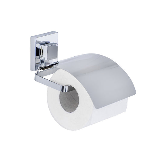 Wenko - Vacuum-Loc Quadro Stainless Steel Toilet Paper Holder Cover - Stylish & Convenient Bathroom Essential! 🚽✨