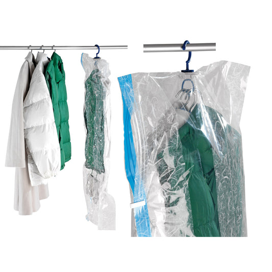 Wenko - Vacuum Clothes Bag System XL 145x70 cm - Maximize Space & Keep Clothes Fresh! 🧳✨