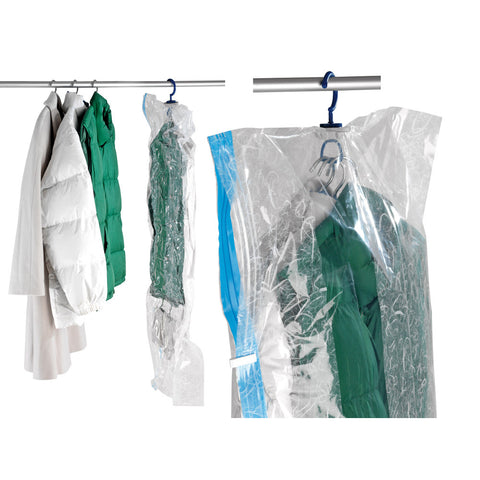 Wenko - Vacuum Clothes Bag System XL 145x70 cm - Maximize Space & Keep Clothes Fresh! 🧳✨