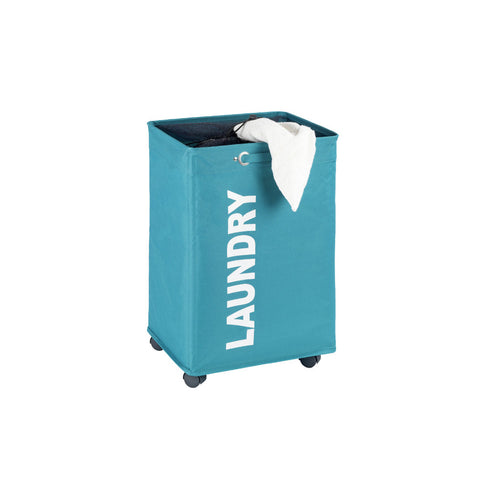 Wenko - Laundry Collector Quadro Petrol - Stylish & Functional for Your Home 🧺✨