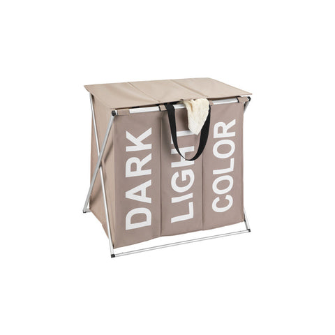 Wenko - Laundry Collector Trio Top Taupe - Organize with Style! 🧺✨