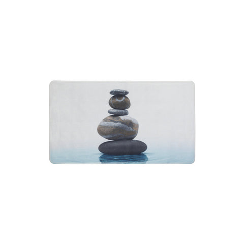 Wenko - Bathtub Mat Meditation 70x40 cm - Slip-Resistant Comfort for Your Bath! 🛁✨