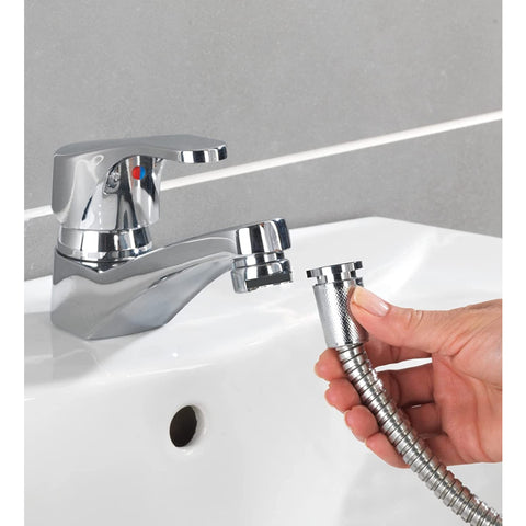 Wenko - Wash Basin Shower, Chrome - Elevate Your Bathroom Experience! 🚿✨