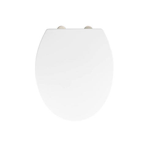 Wenko - WC Seat Birori White Easy-Close Duroplast - Comfort & Style for Your Bathroom 🛁✨