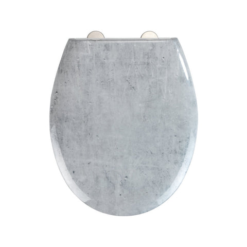 Wenko - WC Seat Concrete Easy-Close - Stylish & Durable Comfort for Your Bathroom 🛁✨