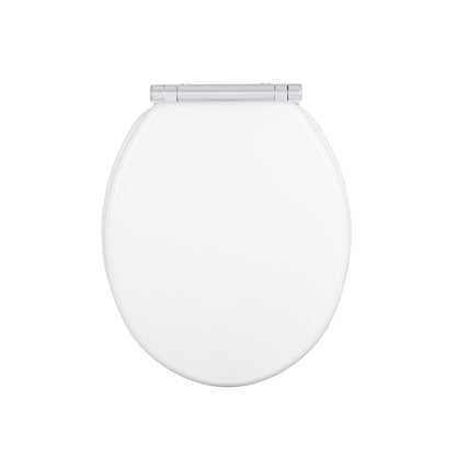 Wenko - WC Seat Morra White Glossy MDF - Transform Your Bathroom with Style! 🚽✨