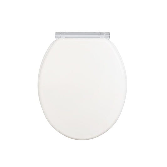 Wenko - WC Seat Morra White Matte MDF - Stylish Comfort for Your Bathroom 🚽✨