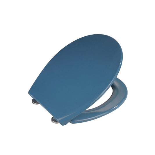 Wenko - Toilet Seat Samos Dark Blue - Comfort & Style for Your Bathroom 🚽💙