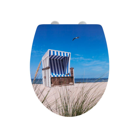 Wenko - Easy-Close Beach Chair WC-Sitz 🏖️