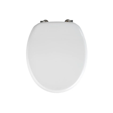 Wenko - WC Seat Valencia White MDF - Elegant Comfort for Your Bathroom 🚽✨