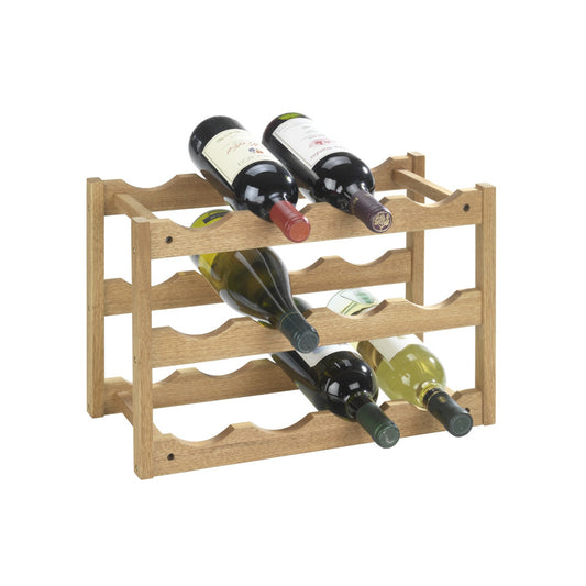 Wenko - Wine Rack NORWAY in Walnut Wood - Elegant Storage for Your Favorite Bottles 🍷✨