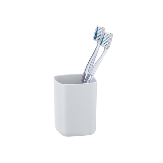 Wenko - Toothbrush Cup Barcelona White - Stylish & Chic Bathroom Essential 🦷✨