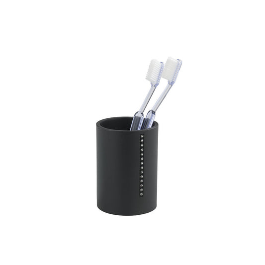 Wenko - Toothbrush Cup Diamond Black - Elegant Design for Your Bathroom ✨🖤