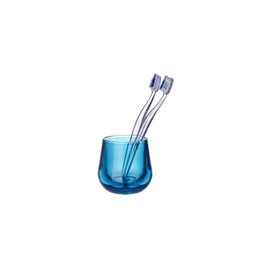 Wenko - Toothbrush Cup Monaco, Petrol - Stylish & Functional Bathroom Accessory 🛁✨