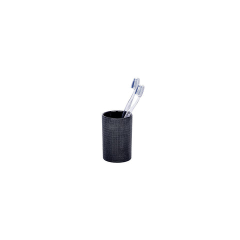 Wenko - Toothbrush Holder Polaris Jet Anthracite - Sleek & Stylish Bathroom Essential 🛁✨