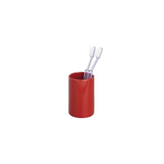 WENKO - Polaris Red Toothbrush Cup - Stylish Bathroom Accessory 🦷🔴