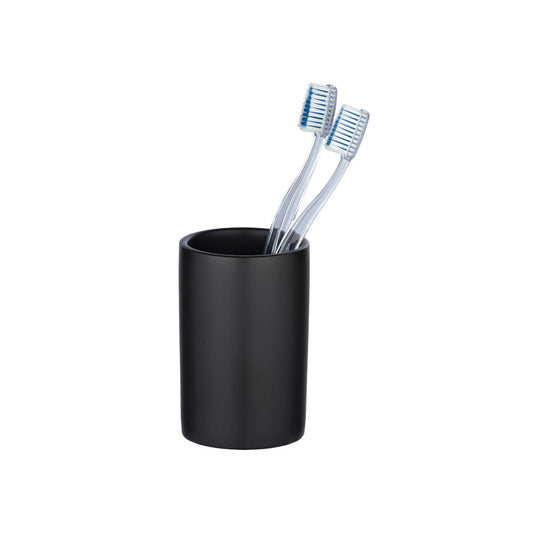 Wenko - Toothbrush Holder Polaris Black Matte - Elegant Storage for Your Bathroom 🖤✨