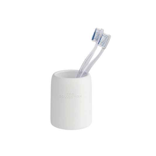 Wenko - Toothbrush Cup The Collection White - Elegant & Practical Bathroom Must-Have! 🛁✨