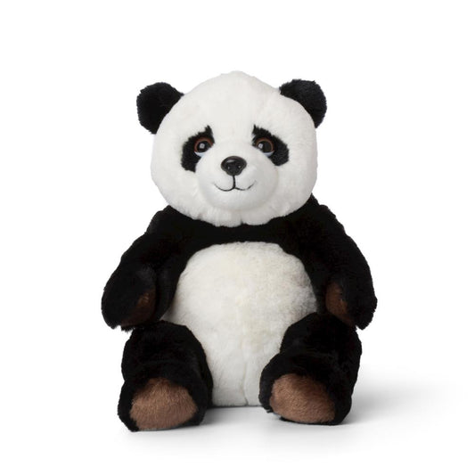 WWF Peluche - Eco Panda Assis 23cm - Adorable et Peluche Écologique 🐼💚