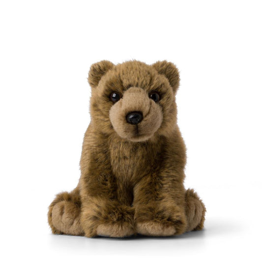 WWF Peluche - Ours Grizzly Floppy, 15 cm 🐻 | Votre ami câlin vous attend !