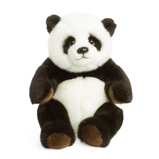 WWF Peluche - WWF Panda Assis Peluche 22 cm - Ami Doux Écologique 🐼🌱