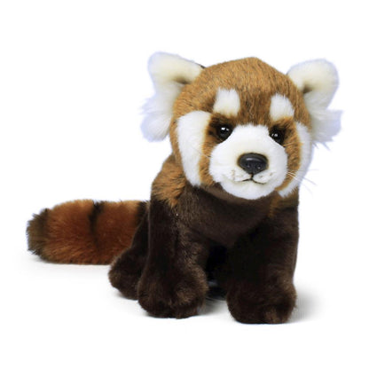 WWF Plüsch - Brinquedo de pelúcia Panda Vermelho 23 cm - Adorável e Confortável 🦊❤️