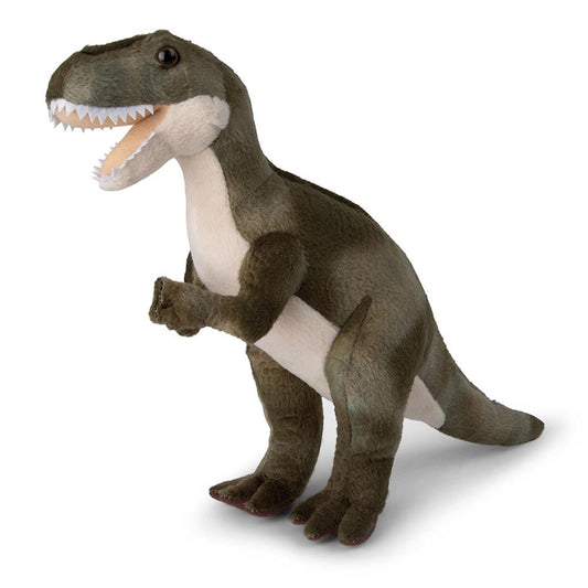 WWF Plüsch - T-Rex en peluche vert 23 cm - Libérez le plaisir des dinosaures ! 🦖🌟